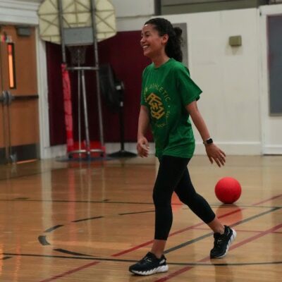 dodegball green girl