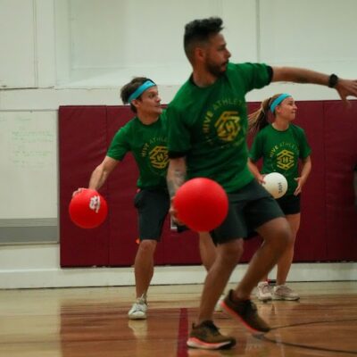 dodgeball green throw