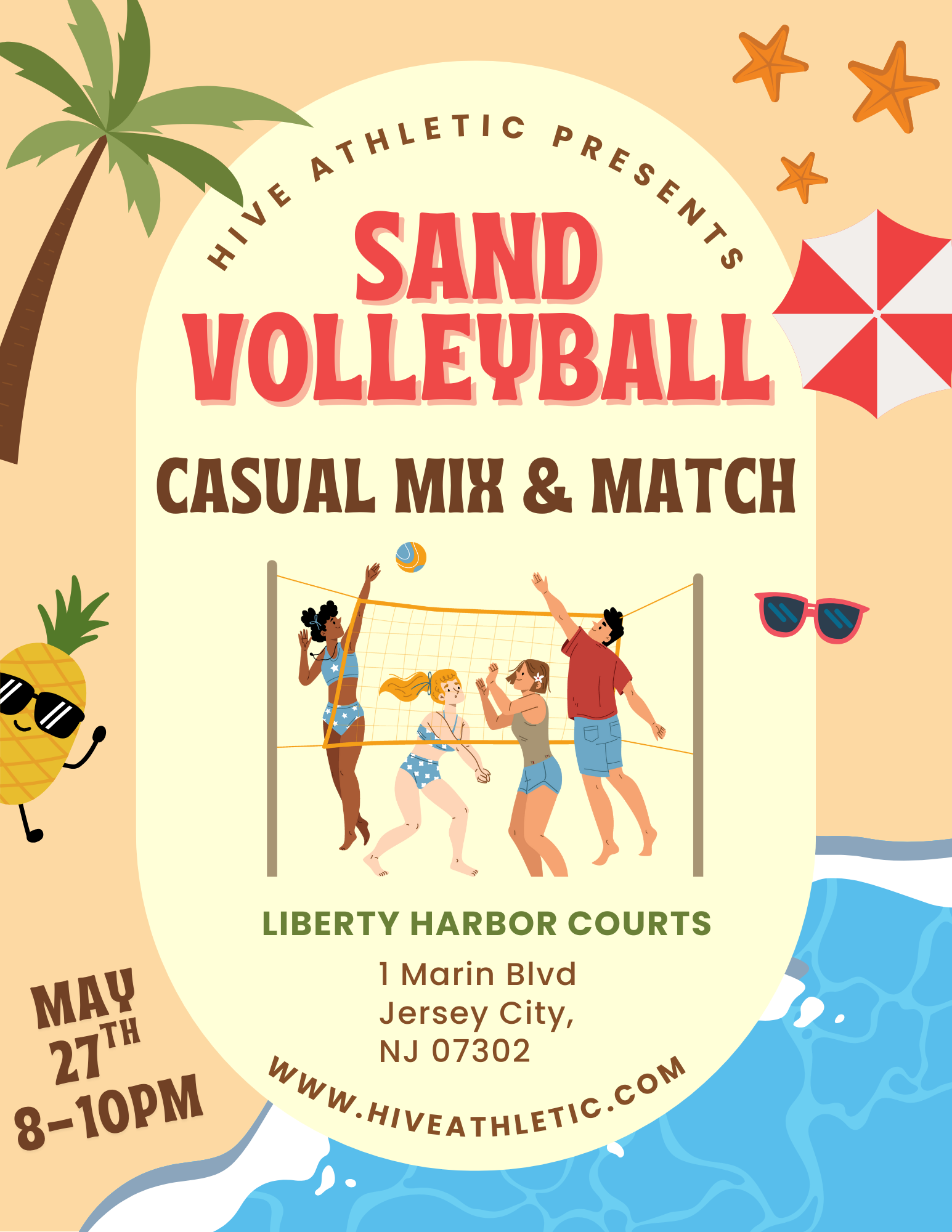 Sand Volleyball Casual Mix & Match